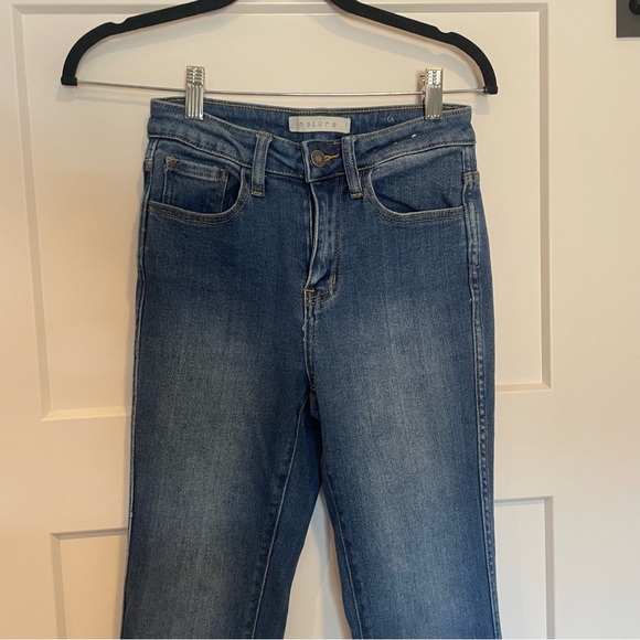 Nature Denim- SZ 3/25 High Rise Flare Raw Hem - Picture 11 of 13